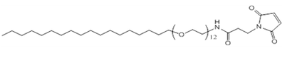 C18-PEG12-MAL 十二乙二醇十八烷基醚-马来酰亚胺