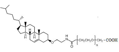 Cholesterol-PEG-Acid 胆固醇-聚乙二醇-羧基