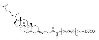 Cholesterol-PEG-DBCO 胆固醇-聚乙二醇-二苯并环辛烯