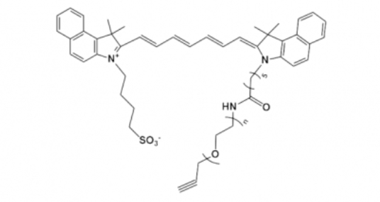 ICG-PEG-alkyne 吲哚菁绿-聚乙二醇-炔基