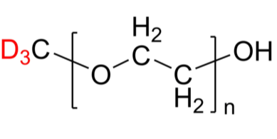 PEG-OCD3 聚乙二醇-氘化甲醚 端基氘化 链端羟基