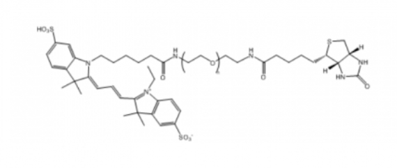 Cy3 PEG BiotinCy3 聚乙二醇 生物素 UDP糖丨MOF丨金属有机框架丨聚集诱导发光丨荧光标记推荐西安齐岳生物