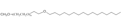 聚乙二醇-十六烷基醚 mPEG-十六烷基醚 自組裝PEG表面活性劑 mPEG-O-C16 