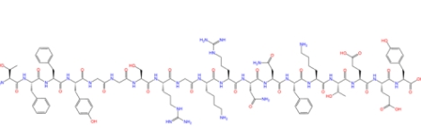 Angiopep-2  分子式 C104H149N29O31