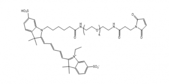 Cy5-PEG-Maleimide， Cy5-聚乙二醇-马来酰亚胺