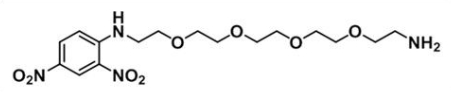 DNP-PEG4-NH2  分子式 C16H26N4O8