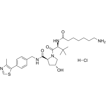 2360522-76-3	(S,R,S)-AHPC-C6-NH2 hydrochloride PROTAC(蛋白降解靶向嵌合体)