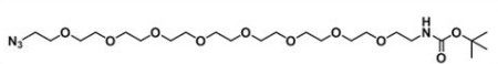 Boc-NH-PEG8-azide；BocNH-PEG8-CH2CH2N3 叠氮-八聚乙二醇-氨基叔丁氧羰基