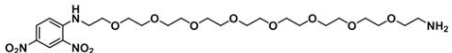  Amine-PEG8-DNP  分子式 C24H42N4O12