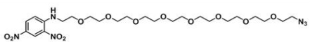 Azide-PEG8-DNP  分子式 C24H40N6O12
