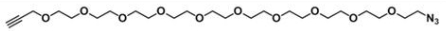 Alkyne-PEG10-Azide  丙炔基-十聚乙二醇-叠氮  分子式 C23H43N3O10
