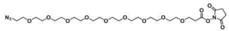 Azide-PEG9-NHS ester； 叠氮九聚乙二醇活性酯