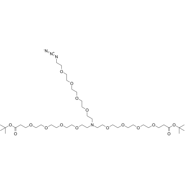 2093152-79-3	N-(Azido-PEG4)-N-bis(PEG4-t-butyl ester) PROTAC(蛋白降解靶向嵌合体)