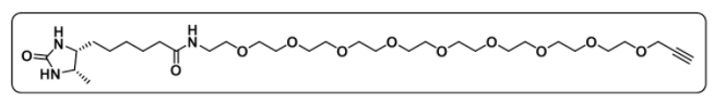 Desthiobiotin-PEG9-Alkyne