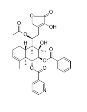CAS:1207181-58-5 Scutebata B    分子式：C35H39NO10