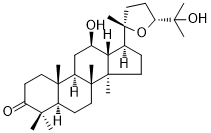 CAS ：25279-15-6   20S,24R-Epoxydammara-12β,25-diol-3-one