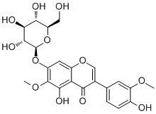 CAS ：94396-09-5   Iristectorin B  鸢尾新苷B