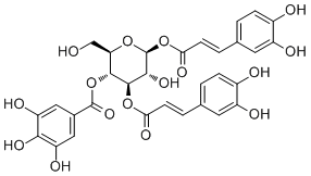 CAS ：359819-44-6  1,3-Di-O-caffeoyl-4-O-galloyl-β-D-glucopyranose