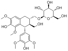 CAS ：162613-63-0  (-)-Lyoniresinol 9-O-glucoside  (-)-南烛木树脂酚-9-O-葡萄糖苷