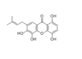 CAS ：1001424-68-5  1,4,5,6-Tetrahydroxy-7-prenylxanthone  