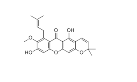  CAS ：35349-68-9  9-Hydroxycalabaxanthone  异戊烯基氧杂蒽酮