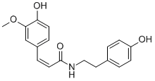 CAS ：80510-09-4   N-cis-Feruloyltyramine  N-顺式阿魏酰酪胺