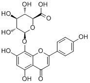 CAS ：56317-09-0   Isoscutellarein 8-O-glucuronide  异野黄芩素-8-O-葡萄糖醛酸苷