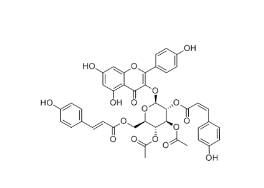  CAS ：349545-02-4   3",4"-Di-O-acetyl-2",6"-di-O-p-coumaroylastragalin 