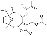 CAS ：883872-71-7  8α-(2-Methylacryloyloxy)-1-O-methylhirsutinolide 13-O-acetate