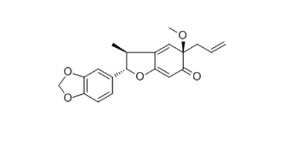  CAS ：67920-48-3   1,6-Dihydro-4,7'-epoxy-1-methoxy-3',4'-methylenedioxy-6-oxo-3,8'-lignan 