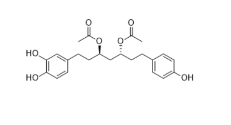 CAS ：1269839-26-0  1-(3,4-Dihydroxyphenyl)-7-(4-hydroxyphenyl)heptane-3,5-diyl diacetate  