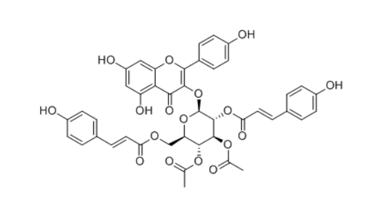 CAS ：137018-33-8    3",4"-Di-O-acetyl-2",6"-di-O-p-coumaroylastragalin  