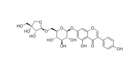 CAS ：108044-05-9    Ambocin   染料木素-7-O-β-D-呋喃芹糖基-(1→6)-O-β-D-吡喃葡萄糖苷