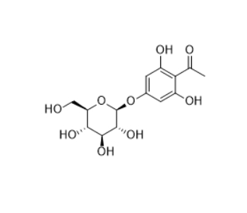 CAS ：5027-30-5  根皮乙酰苯-4'-O-葡萄糖苷  Phloracetophenone 4'-O-glucoside  中试供应