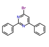 	4-溴-2,6-二苯基嘧啶	  