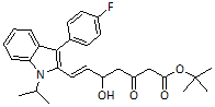 194934-95-7，(E)- (±)-7-[3-(4-氟苯基)-1-(1-甲基乙基)-2-吲哚]-5-羟基-3-羰基-6-烯庚酸叔丁酯