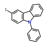 3-碘-9-苯基咔唑，502161-03-7，3-Iodo-N-phenylcarbazole