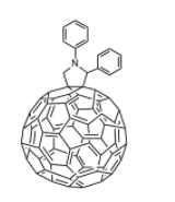 	N,2-二苯基[60]富勒烯吡咯烷	 