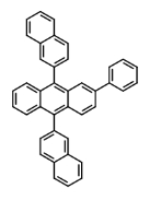 2-苯基-9,10-二(2-萘基)-蒽，865435-20-7，9,10-dinaphthalen-2-yl-2-phenylanthracene