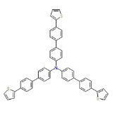 三[4'-(2-噻吩基)-4-联苯基]胺，4'-(2-Thienyl)-N,N-bis[4'-(2-thienyl)-4-biphenylyl]-4-biphenylamine