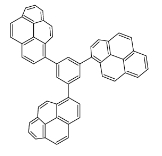 1,3,5-三(1-芘基)苯，349666-25-7，1-[3,5-di(pyren-1-yl)phenyl]pyrene