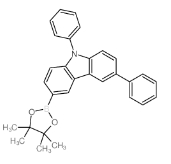 3,9-二苯基咔唑-6-硼酸频哪醇酯，3,9-Diphenyl-6-(4,4,5,5-tetramethyl-1,3,2-dioxaborolan-2-yl)-9H-carbazole