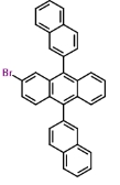 2-溴-9,10-二(2-萘基)蒽，2-Bromo-9,10-bis(2-naphthalenyl)anthracene