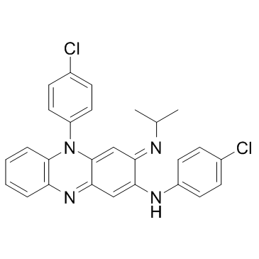 CAS:2030-63-9  Clofazimine    氯苯吩嗪 