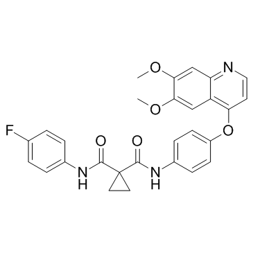 CAS:849217-68-1  Cabozantinib (XL184, BMS-907351)   卡博替尼