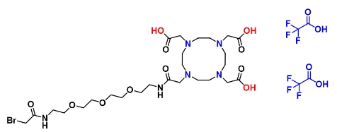 DOTA-tri(acid)-amido-PEG3-Bromoacetamide 