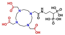 10-[2-[(3,3-Diphosphonopropyl)amino]-2-oxoethyl]-1,4,7,10-tetraazacyclododecane-1,4,7-triacetic acid