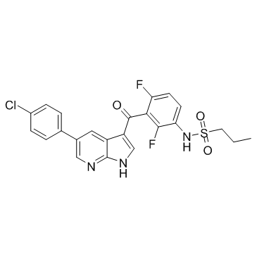 CAS:918504-65-1  Vemurafenib (PLX4032, RG7204)   维罗非尼