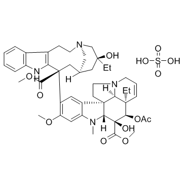 CAS:143-67-9  Vinblastine sulfate  硫酸长春碱