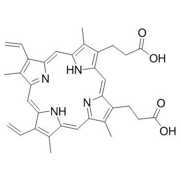 CAS:553-12-8  Protoporphyrin IX	原卟啉
